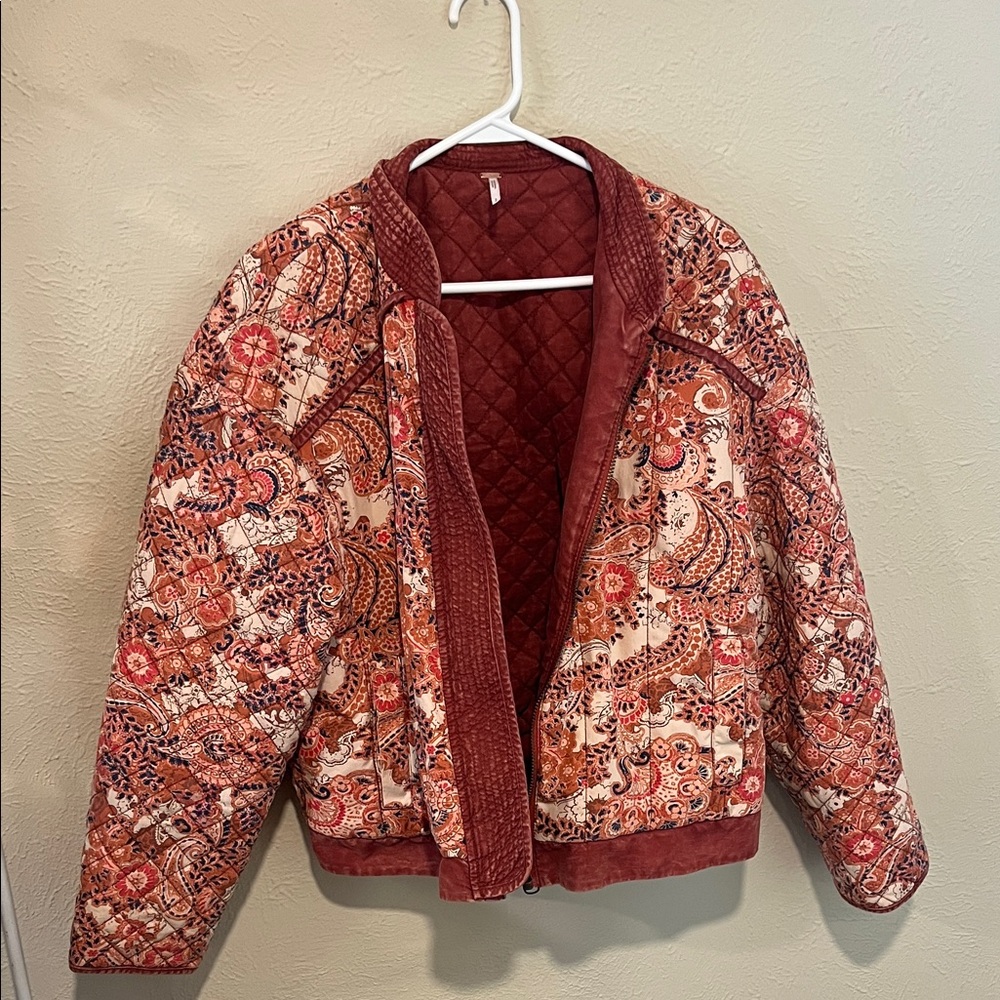 Free People Multicolor Paisley Jacket